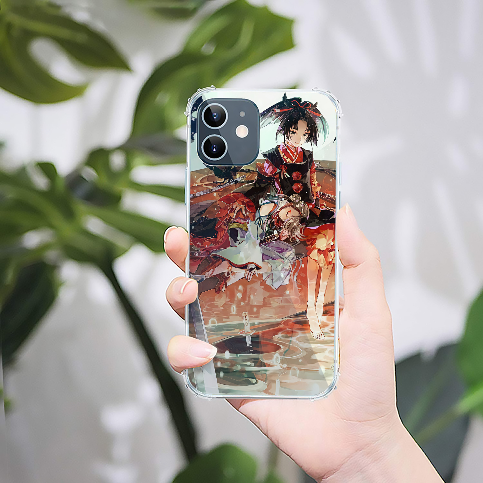 （画像用） 刀剣乱舞 Touken Ranbu 【iPhone 12シリーズ対応】透明スマホケース（クリアソフトケース）